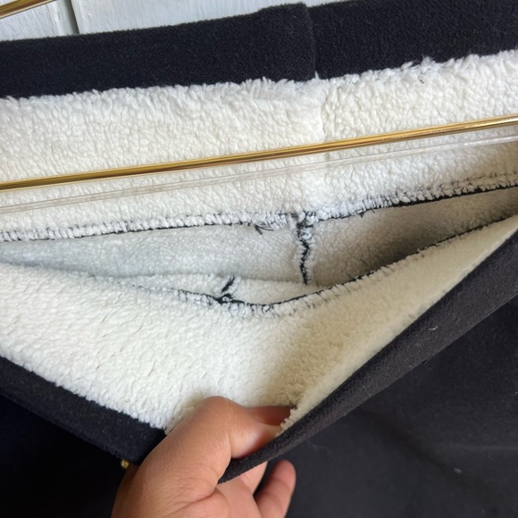 Woman Black Warm Leggings - Picture 3 of 8